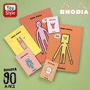 【11/1〜30ポイント5倍要エントリー】ロディア RHODIA ペーパーピープル 90周年 数量限定 方眼 5mm 80枚 ピンク72*103 CF11190...