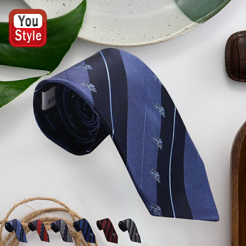 【25日限定★10%クーポン&P5倍要エントリー】ユーエスポロ U.S.POLO ユーエスポロ ネクタイ 100%シルク 幅8cm USPA-86 USPA-8...