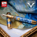 【取寄せ品】ビスコンティ VISCONTI 万年筆 世界限定230本 ヴァンゴッホ 星月夜 インディゴブルー Visconti Dreaming Starry ...