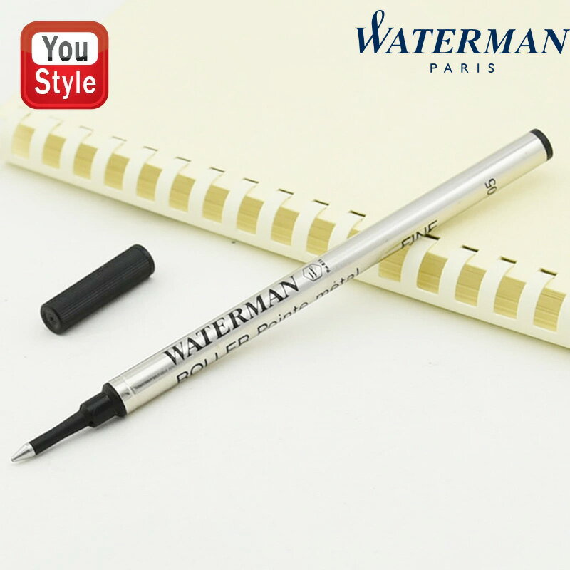 【11/1〜30ポイント5倍要エントリー】ウォーターマン WATERMAN 消耗品 ローラーボールペン 水性ボールペン替芯 F 細字 0.5mm ブラック 1本...