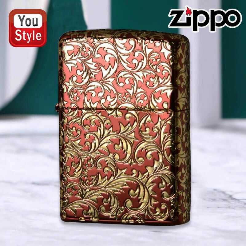 ジッポー ZIPPO オイルライター Splendor (G) 五面連続エッチング レッド 23015 メンズ レディース 豪華 喫煙具