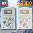 【11/1〜30ポイント5倍要エントリー】ジッポー ZIPPO オイルライター COW 3D 牛アーマーケース windproof lighter シルバー&ブ...