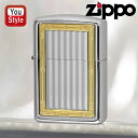 7/10限定★最大100%ポイントバック★要エントリー ジッポー ZIPPO オイルライター 表面メタル貼り GPフレーム(B)銀いぶし 両面ダイヤカット 23...