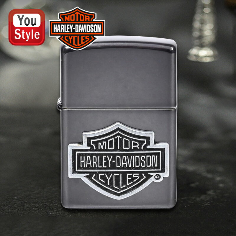 在庫一掃 赤字セール ジッポー ZIPPO オイルライター ハーレーダビッドソン 日本限定モデル タカ記章メタル貼り 29822 メンズ 豪華 喫煙具