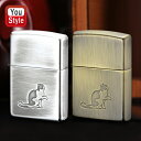 ジッポー ZIPPO オイルライター 猫柄 