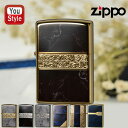 【11/1〜30ポイント5倍要エントリー】ジッポー ZIPPO ライター ARABESQUE 両面加工 エッチング プリント仕上げ ブラック理石 2G-BKM ...