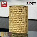 【11/1〜30ポイント5倍要エントリー】ジッポー ZIPPO オイルライター カジカワ Diamante ダイヤカット 両面加工 A 柄 ゴールド 21165...