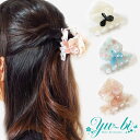 【最終処分品】【各送料無料対象外】【メール便送料220円】ヘアクリップ/キレイめ ラインストーン 蝶々 アセテート バンスクリップ k53☆ピンク/ベージュ白/...