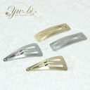 【NEW】【1870円以上ゆうパケット送料無料】ヘアピン/メタル艶消し 三角 四角 セミマット キレイめ パッチンどめ フレームピン p75☆シルバー/ゴールド...
