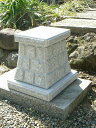 【お宮・氏神・お稲荷】8寸 白御影石製お宮用台座