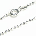 ボールチェーン(中) シルバーブレスレット ボールチェーン サイズ直径1.5mm シルバー925 silver925 シルバーアクセサリー mens(4)
