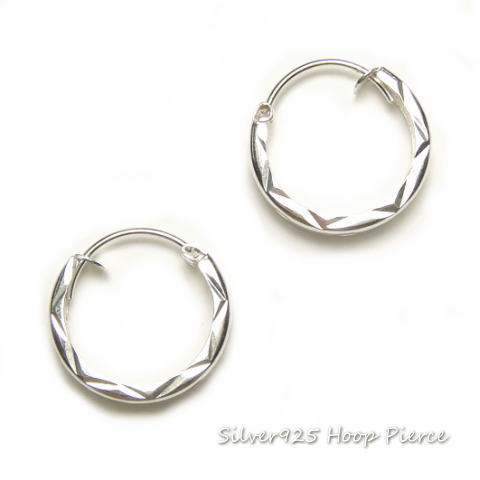 50 Off シルバーピアス 直径約15mm カッティングフープピアス シルバー925 Silver925 シルバーアクセサリー ループピアス レディースピアス メンズピアス 斜め切込み 光を反射する 日本代購流行生活代購館 Myjp 日本代購