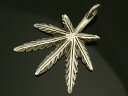 シルバー925 マリファナ ペンダントヘッド 葉デザイン シンプル インディアン silver925 シルバーアクセサリー ペンダントトップ メンズ