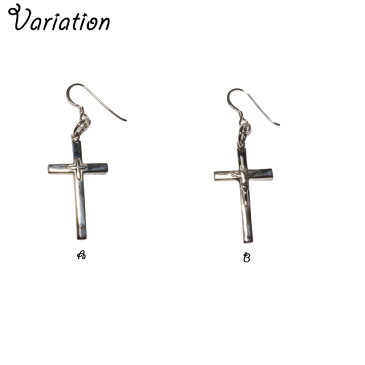 片耳用 バラ売り シルバーピアス 十字架 クロス キリスト 大きめ スタイリッシュ シルバー925 silver925 シルバーアクセサリー フックピアス レディースピアス mens 大ぶりピアス