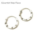 シルバーピアス 直径約12mm 切り込みの入った フープピアス シルバー925 silver925 シルバーアクセサリー ループピアス レディースピアス メンズ...