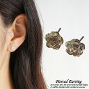 シルバーピアス スタッドピアス 花 フラワー バラ 薔薇 シルバー925 silver925 シルバーアクセサリー(4)
