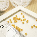 極小ビーズ直径2mm サンディブラウン 1gのグラム販売(約80個入り) ライトブラウン オレンジ系 ガラスビーズ チェコビーズ グラスビーズ アクセサリーパー...