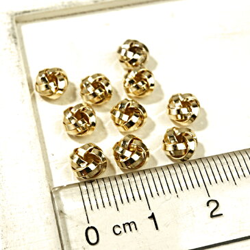 編み込みラウンドチャーム 毛糸 10個1セット アクセサリーパーツ ツイストノットピアス用 手作り ハンドメイド 材料