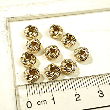コイルの様な編み込みラウンドチャーム 毛糸 10個1セット アクセサリーパーツ ツイストノットピアス用 手作り ハンドメイド 材料