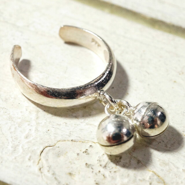 シルバー925 フリーサイズリング シャララ鈴足指リング095 シルバー925 silver925 シルバーアクセサリー 指輪 足指リング トゥリング トウリン...