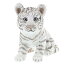 ホワイトタイガー　白虎　右　19.1cm×12.2cm×高さ18.2cm 重量：620g 素材： ポリレジン とら　トラ　虎　白　十二支