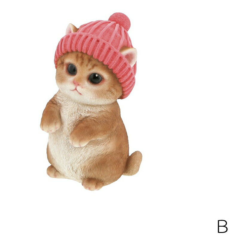 あったかB　ベニーズキャット　8.4cm×7.8cm×高さ14.2cm　重量：250g　素材:ポリレジン