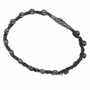 ボッテガヴェネタ ブレスレット ダークブラウン シルバー金具 レザー SV スターリングシルバー925 中古 イントレチャート アクセサリー メンズ レディース...