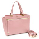 フルラ 2WAYハンドバッグ 259085 ピンク レザー 中古 斜めがけ 肩がけ レディース 女性 FURLA