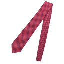 エルメス ネクタイ シルクツイルタイ Hシュヴァル・パンク 339319T ダークレッド系 シルク100% 中古 スーツ ビジネス フォーマル メンズ 男性 H...