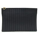 フェラガモ クラッチバッグ 21 F210 ブラック ゴールド金具 レザー 中古 フラットポーチ レディース 女性 Salvatore Ferragamo(4)