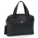 バリー ハンドバッグ ブラック レザー 中古 キルティング タッセル ゴールド金具 レディース 女性 ヴィンテージ BALLY