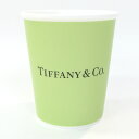 ティファニー カップ コーヒーカップ 71364488 エメルドグリーン ボーンチャイナ 中古 テーブルウェア コップ ロゴ 食器 TIFFANY&CO