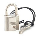 エルメス カデナ シルバー メタル 中古 カギ 鍵 南京錠 嘉手納 レディース メンズ 男女兼用 HERMES