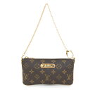 ルイヴィトン アクセサリーポーチ モノグラム ポシェット ミラMM 中古 ハンドバッグ ミニバッグ チェーン レディース LOUIS VUITTON