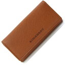 バーバリー 4連キーケース ブラウン レザー 中古 鍵 カギ ロゴ チェック柄 レディース メンズ BURBERRY