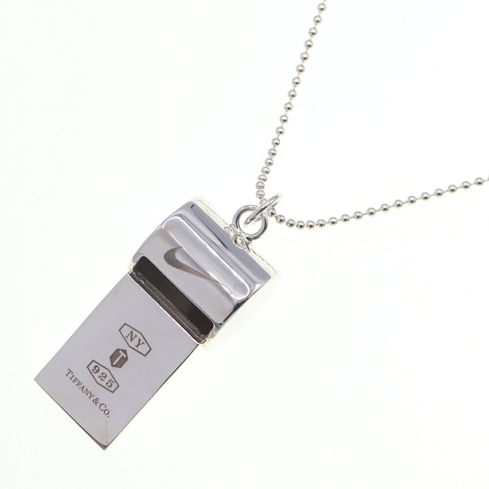 ティファニー ネックレス NIKE コラボ ホイッスル SV スターリングシルバー925 新品 未使用 ペンダント アクセサリー ボールチェーン ロング ナイキ...
