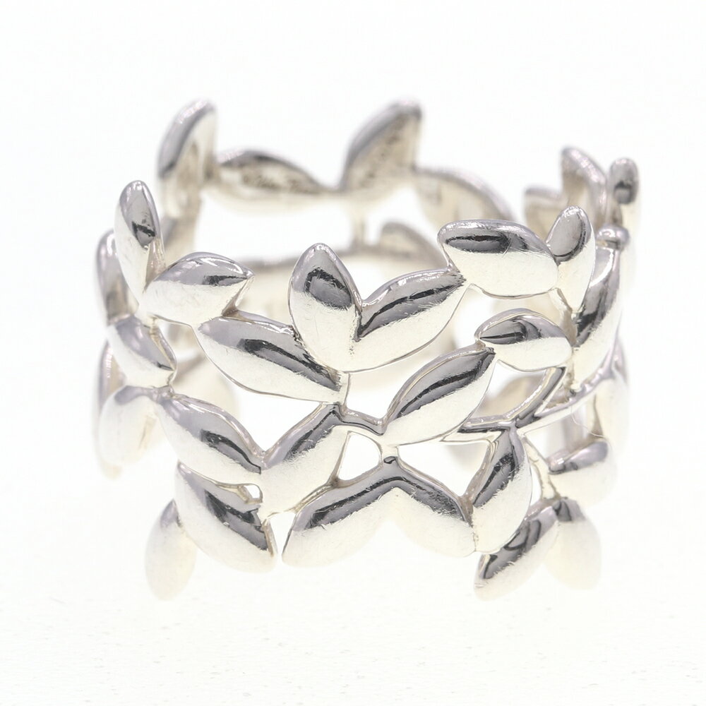 ティファニー リング パロマピカソ オリーブ リーフ バンドリング SV スターリングシルバー925 17号 US8 中古 指輪 アクセサリー レディース TIFFANY＆COのサムネイル