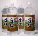 【送料無料】本格蕎麦 (そば) 焼酎 雲海 20度 4L（4000ml) ペットボトル 4本入り 1 ...