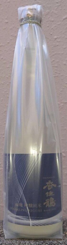 香住鶴 (かすみつる) 令和7BY 山廃 吟醸純米 SPARKLING NIGORI スパークリング にごり 500ml 【兵庫県】【蟹(かに)に合う】【但馬の地酒】