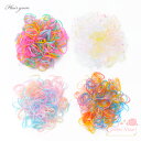 ヘアゴムミックスセット 子供 キッズ カラフル opp袋梱包 全2サイズ 色4種 1袋 hairgom061-opp GreenRoseYumi