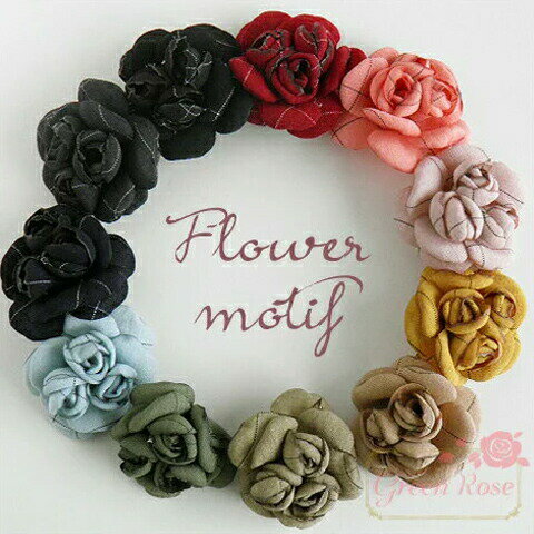 ɡڥ3Ϣե 11 2 ꡼ѡ motif190 GreenRoseYumi