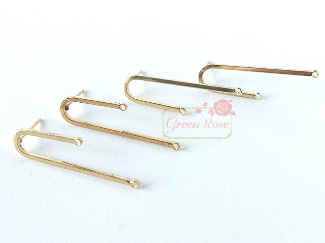 ぶらさげカン付ピアスポスト 10個(5ペア) ピアス 金具 アクセサリー 素材 パーツ 基礎金具 kanagu284 GreenRoseYumi