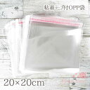 OPP袋 小分け 小物入り 業務用 粘着テープ付き 20×20cm 約100枚 bag03-5 GreenRoseYumi
