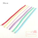 ワイヤータイ 全6色 10本 針金 ギフト ノーズワイヤー パーツ wire07 GreenRoseYumi
