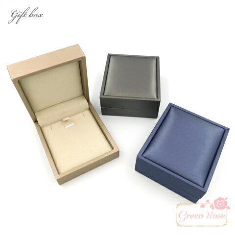 【宅配便】サテン地 ギフトボックス 中 ネックレス 小物用 1個 ラッピング プレゼント box25 GreenRoseYumi