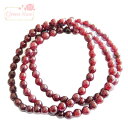 天然石 AAA ガーネット 柘榴石 ブレスレット パワーストーン 母の日 誕生日 男性 女性 プレゼント 6mm GreenRoseYumi
