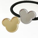 真鍮 ヘアゴム用 留め具 土台 ネズミ ゴールド シルバー 1個 ha-17 GreenRoseYumi