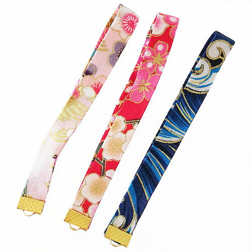 和柄 ストラップ 全3色 2個 strap025 GreenRoseYumi