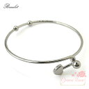 ブレスレット金具 バングル 約57mm シルバー 2個 bracelet06 GreenRoseYumi