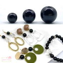 ブラック 黒 プラスチックビーズ ラウンド 丸 beads1123 GreenRoseYumi